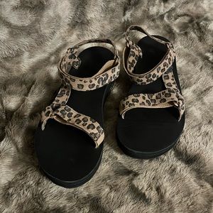 Teva leopard sandals